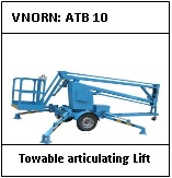 Trailing Articulated Boom Lift